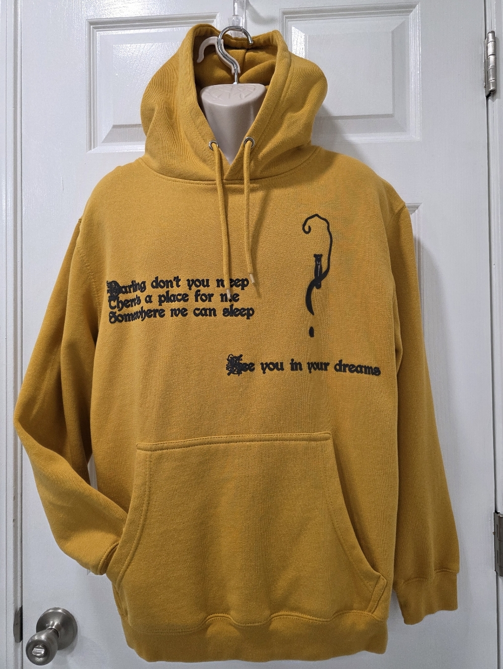 Halsey 2022 "Love and Power" Tour Merch Darling Lyrics Hoodie Size L - Picture 3 of 14